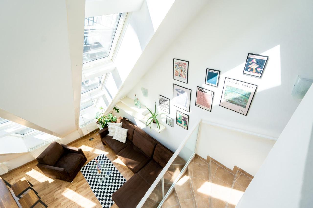 Unique Maisonette Apartment Gasometer 12Th Floor Wien Exterior foto